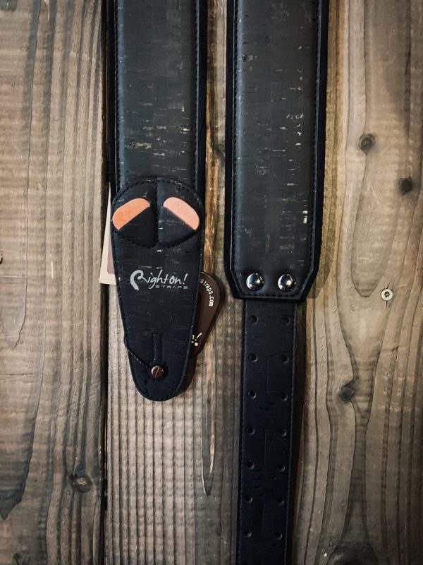 Righton! Cork 070 Black Guitar Strap