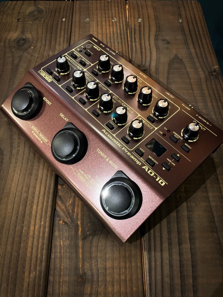 Boss AD10 Acoustic Preamp Kauffmann's Guitar Store