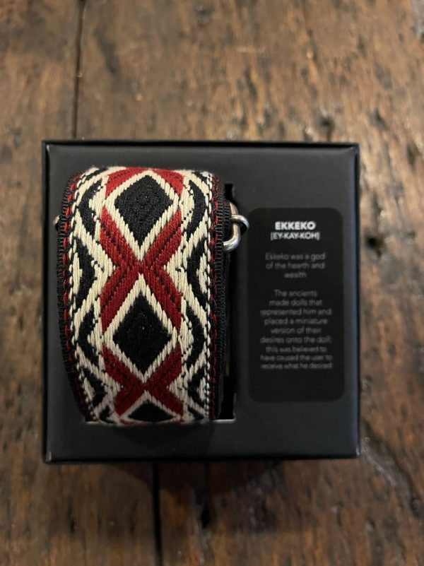 Silver Coin Ekkeko Guitar Strap