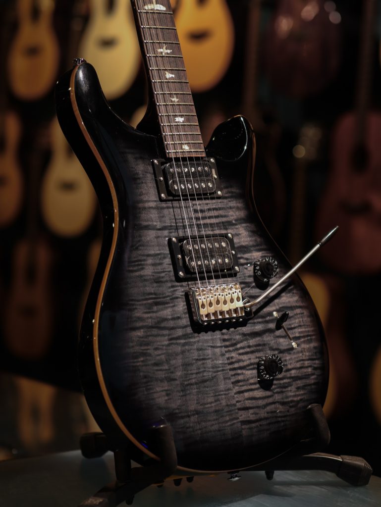 prs se charcoal burst
