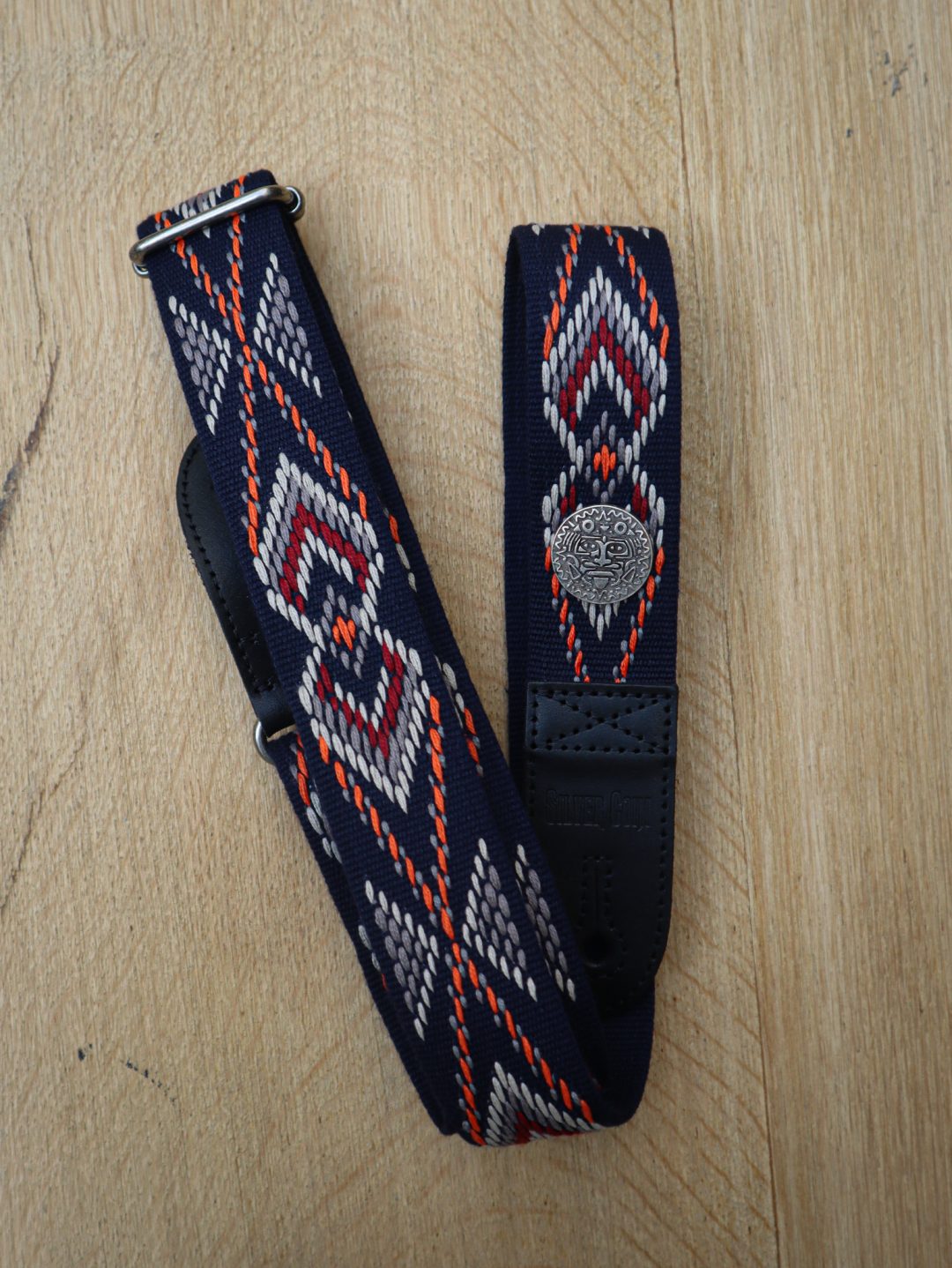 Silver Coin Lakota Guitar Strap Kauffmann's Guitar Store