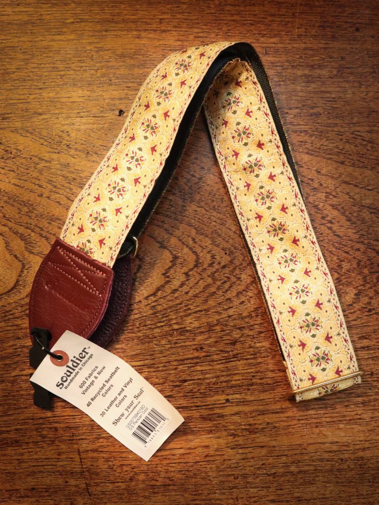 Souldier Persian Gold Guitar Strap Kauffmann's Guitar Store
