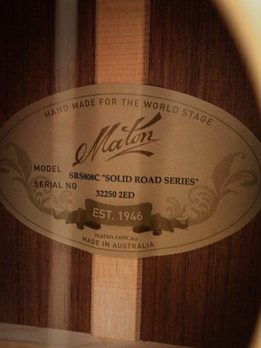 Maton Solid Road Series 808 C - Image 13