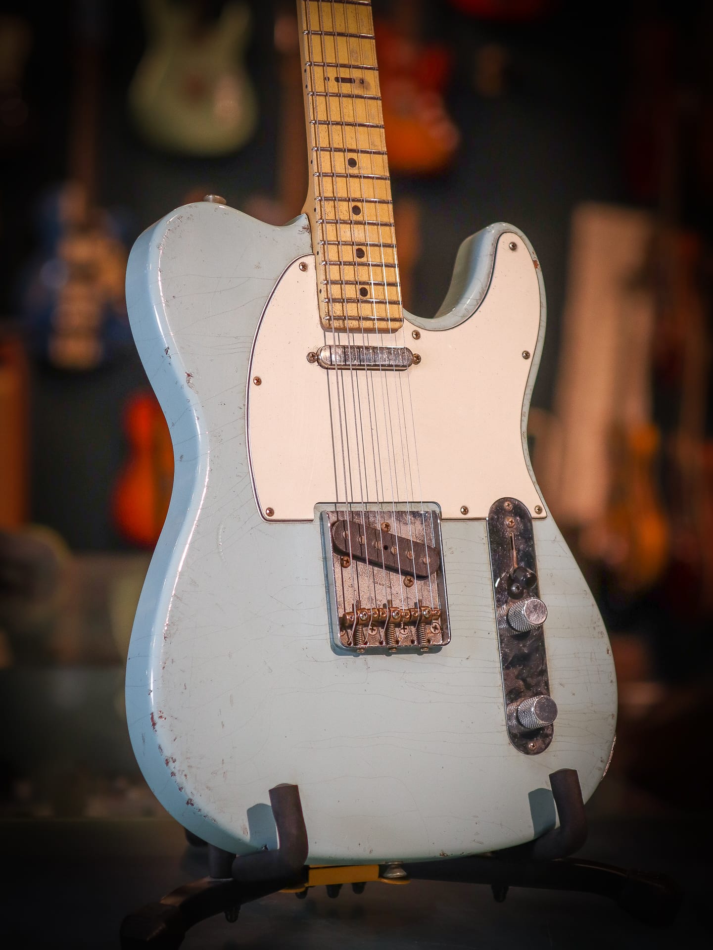 Hansen T Style Sonic Blue Kauffmann s Guitar Store