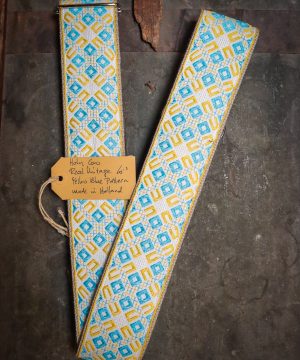 Holy Cow Real Vintage Yellow Blue Pattern