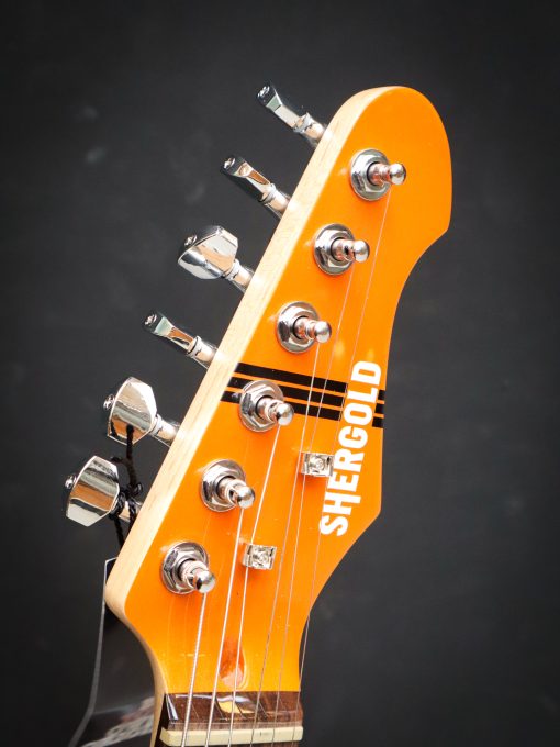 Shergold Telstar Standard ST14 Metallic Orange (incl gigbag) - Image 11