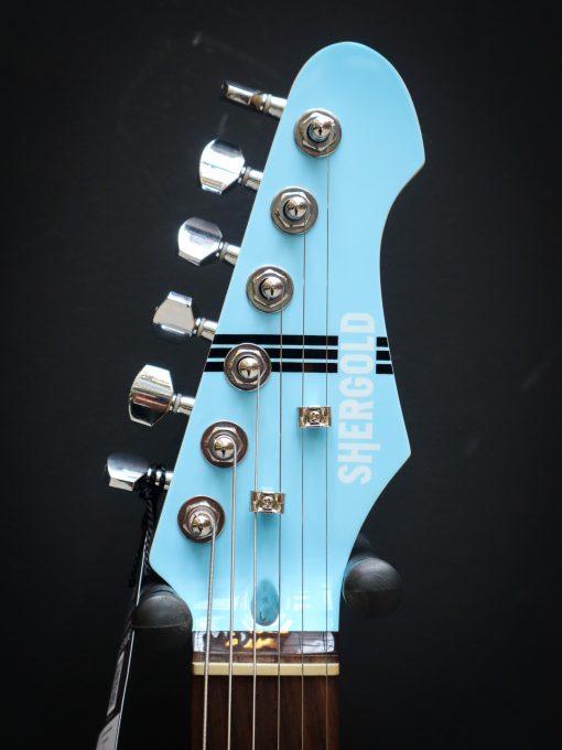 Shergold Telstar Standard ST14 Pastel Blue (incl gigbag) - Image 8