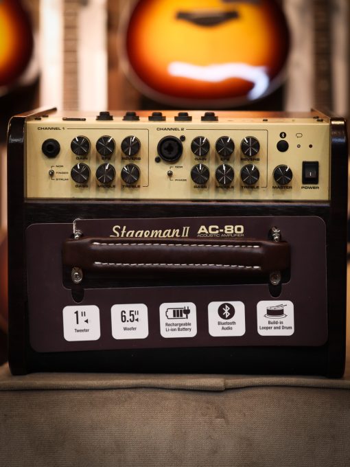 NUX Stageman II Charge AC-80 Portable Acoustic Guitar Amp - Image 2