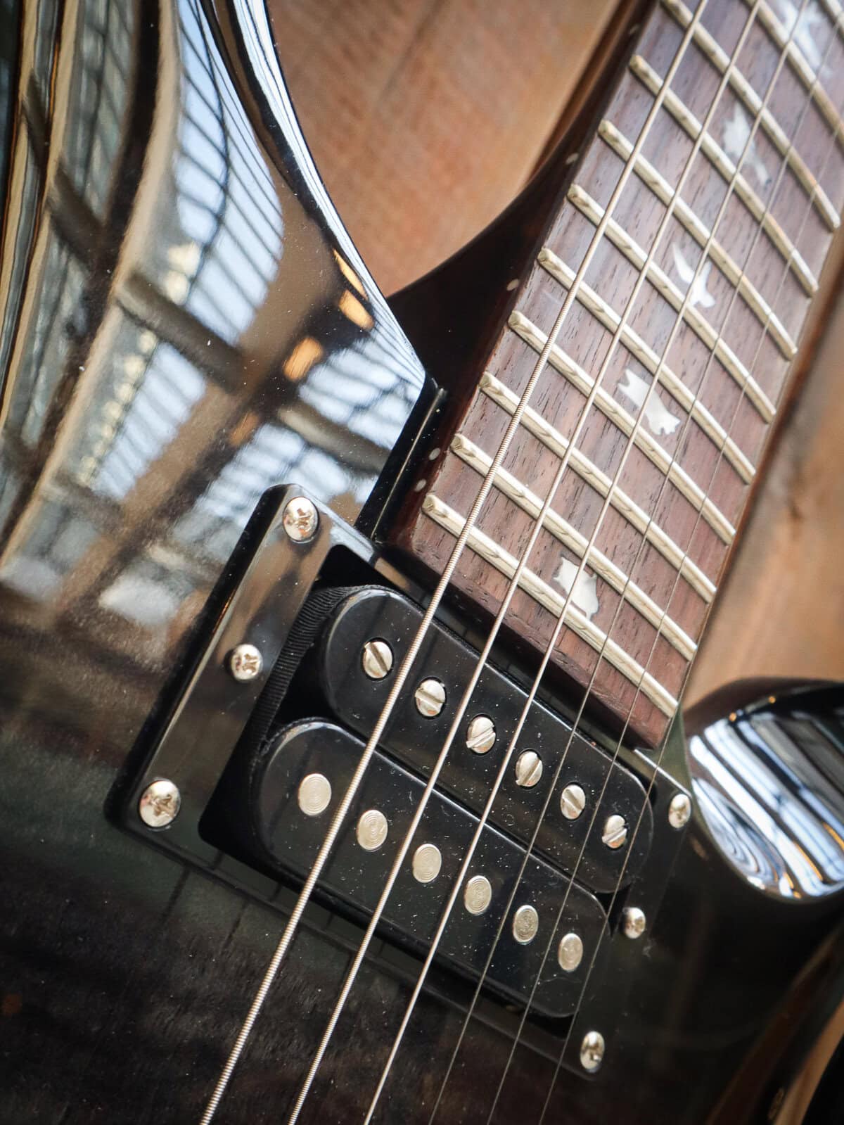 PRS SE Custom 24 Charcoal Burst - Kauffmann's Guitar Store