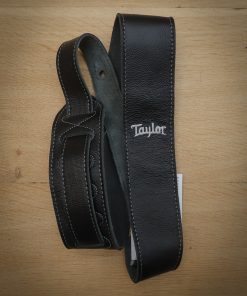 Taylor Black Leather/Suede Guitar Strap