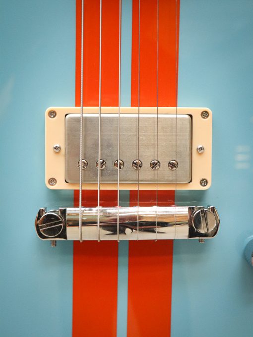 Newman Honeycomb Junior GT-40 Fixed Pickups - Baby Blue w/ Racing Stripes - Image 8