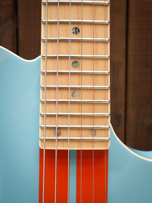 Newman Honeycomb Junior GT-40 Fixed Pickups - Baby Blue w/ Racing Stripes - Image 6