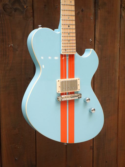 Newman Honeycomb Junior GT-40 Fixed Pickups - Baby Blue w/ Racing Stripes - Image 3