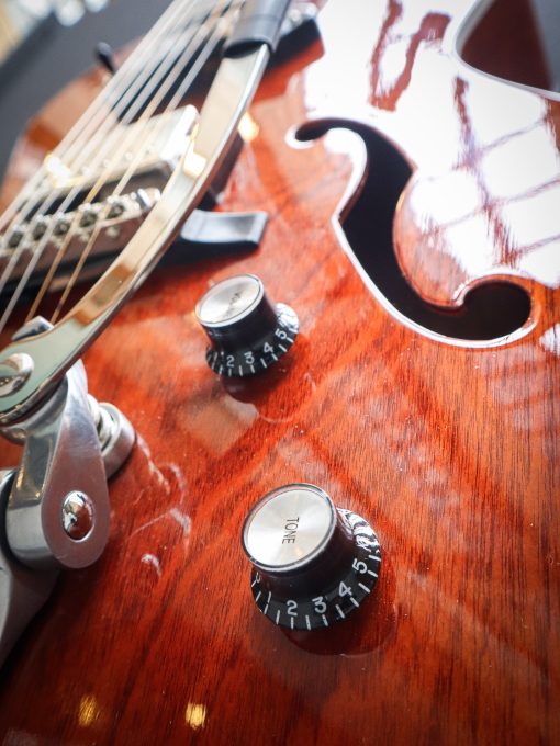 Godin Kingpin 5th Avenue Uptown Custom Havana Brown (Used) - Image 8