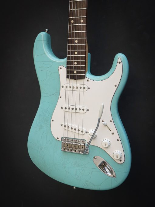 Fender Custom Shop 2014 1960 NOS Stratocaster Daphne Blue - Image 7