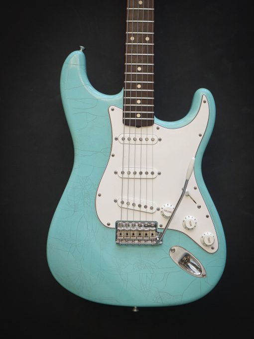 Fender Custom Shop 2014 1960 NOS Stratocaster Daphne Blue - Image 3