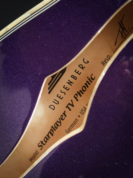 Duesenberg Starplayer TV Phonic Royal Purple Limited Edition - Image 11