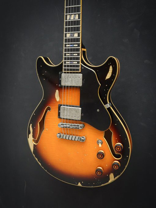 Ibanez AMV100FMD Artcore Yellow Sunburst (Used) - Image 10
