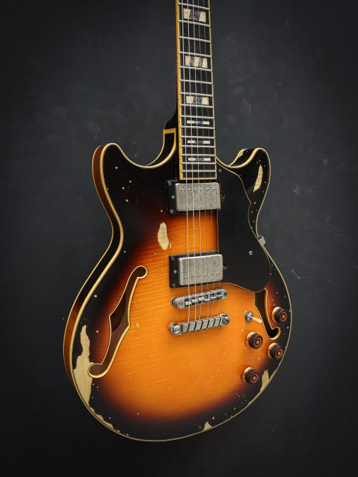 Ibanez AMV100FMD Artcore Yellow Sunburst (Used) - Image 4