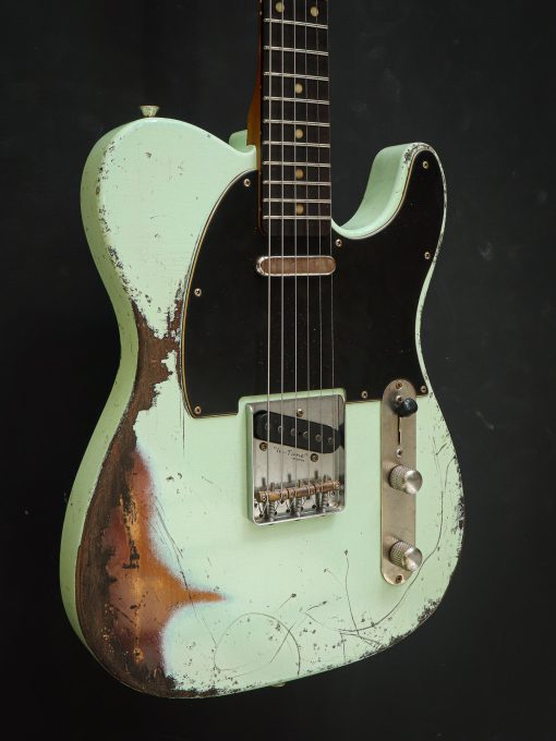 Kauffmann '63 T Surf Green over 3-Tone Sunburst - Image 4