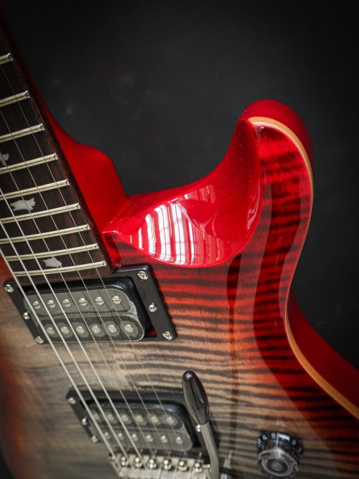 PRS SE Custom 24 Charcoal Cherry Burst - Image 9