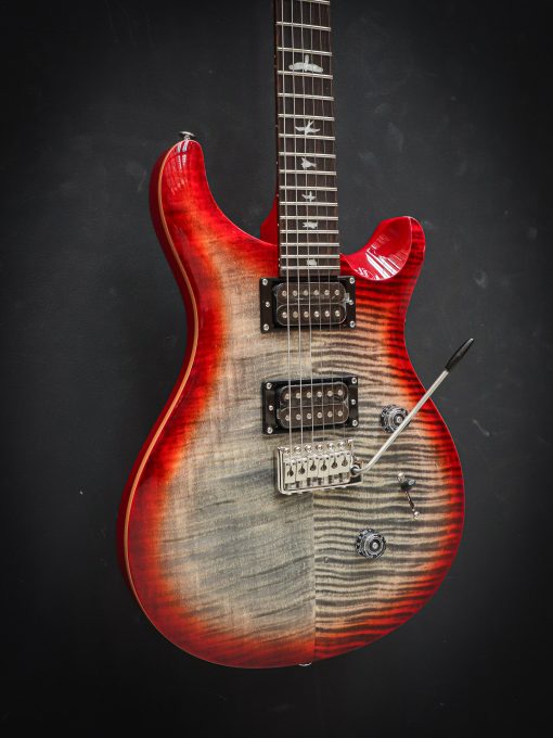 PRS SE Custom 24 Charcoal Cherry Burst - Image 4