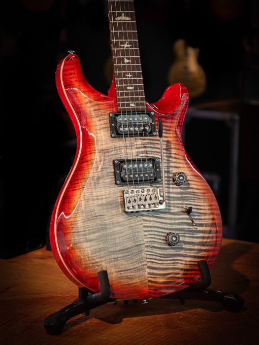 PRS SE Custom 24 Charcoal Cherry Burst
