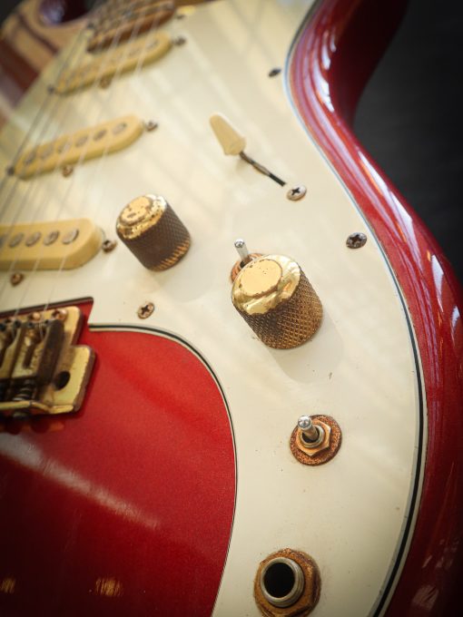 1981 Ibanez BL550 Blazer Flame Red Sparkle (Pre-Owned) - Image 9