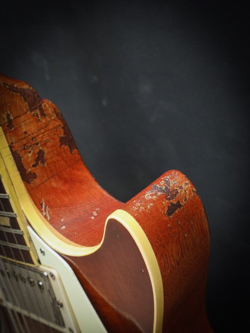 Kauffmann '59 SC Flamed Top Faded Cherry Burst - Image 10