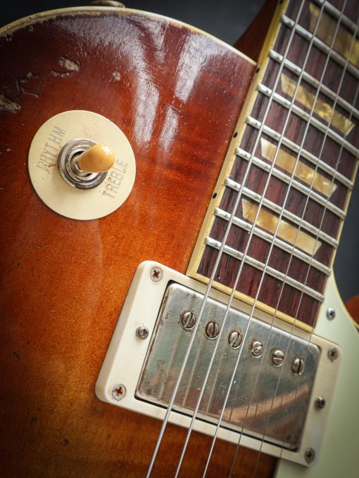 Kauffmann '59 SC Flamed Top Faded Cherry Burst - Image 7
