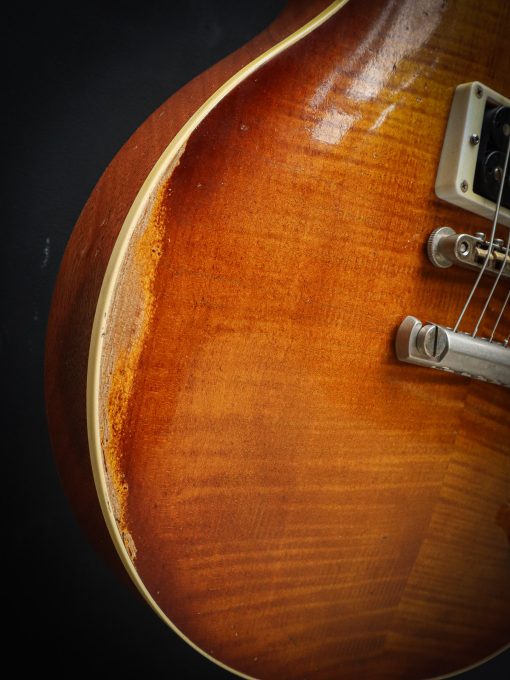 Kauffmann '59 SC Flamed Top Faded Cherry Burst - Image 6