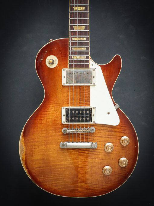 Kauffmann '59 SC Flamed Top Faded Cherry Burst - Image 3