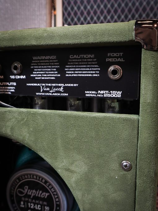 Van Laeck Napoleon Reverb T Light Olive Suede - Image 10