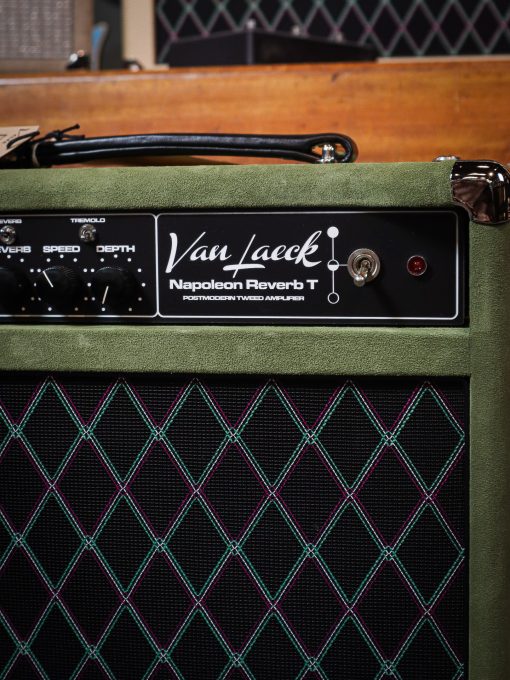 Van Laeck Napoleon Reverb T Light Olive Suede - Image 3