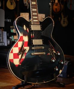 Rock N Roll Relics Lightning Checkerboard Red & Black