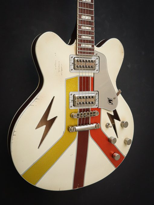 Rock N Roll Relics Lightning Van Stripes White - Image 10