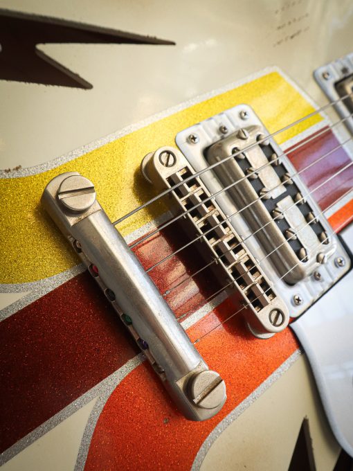 Rock N Roll Relics Lightning Van Stripes White - Image 7