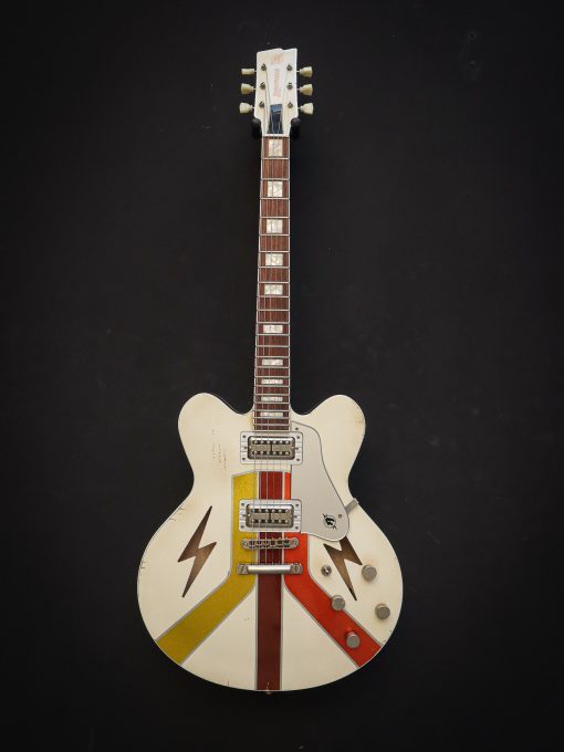 Rock N Roll Relics Lightning Van Stripes White - Image 2