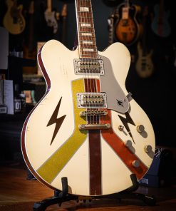 Rock N Roll Relics Lightning Van Stripes White