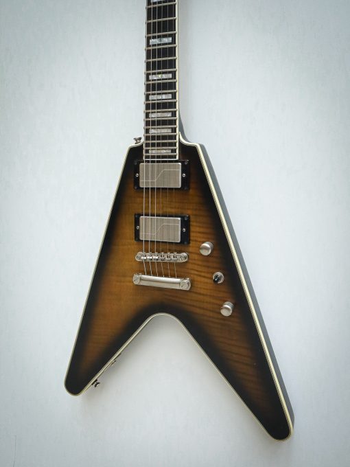 Epiphone Flying V Prophecy Yellow Tiger Aged Gloss (Pre-Owned) - Image 9