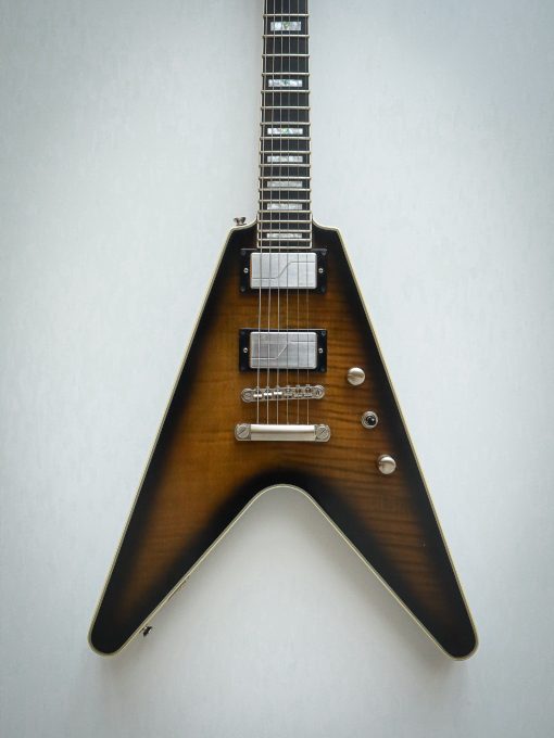 Epiphone Flying V Prophecy Yellow Tiger Aged Gloss (Pre-Owned) - Image 3