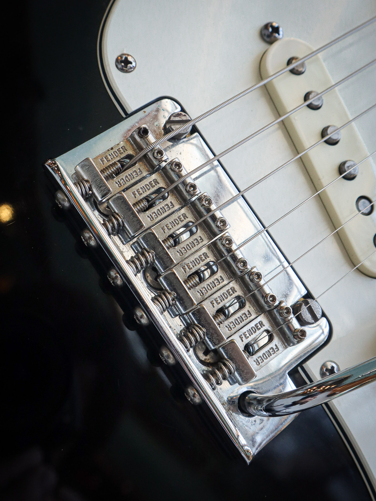 Fender American Standard Stratocaster Black Pre-Owned - Image 8