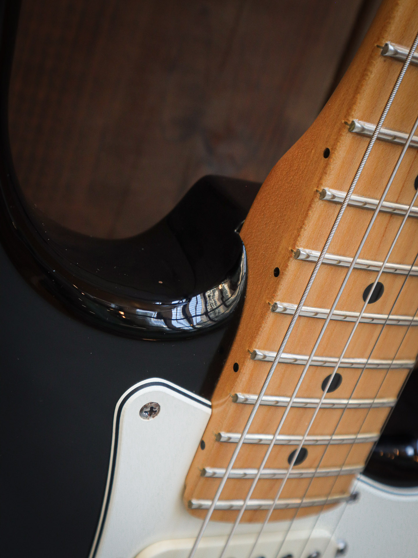Fender American Standard Stratocaster Black Pre-Owned - Image 7