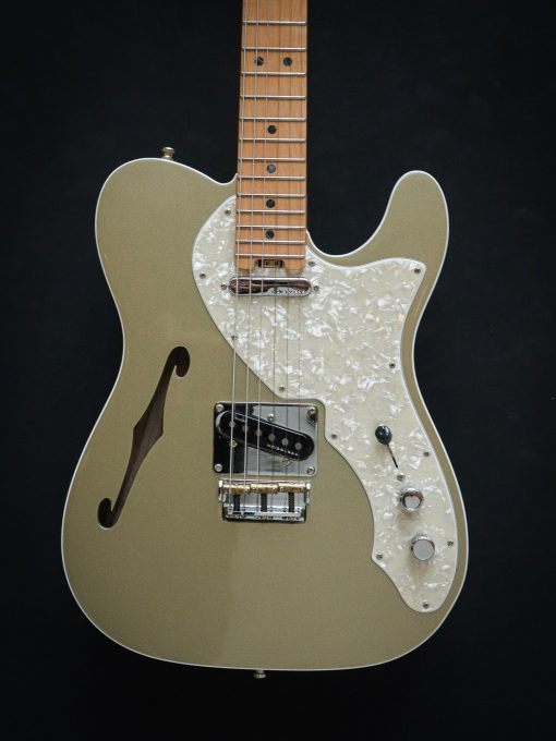 Fender American Elite Telecaster® Thinline Champagne (Pre-Owned) - Image 3