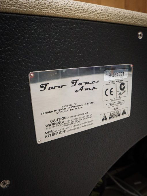 Fender Custom Shop Two-Tone 15W 1x12/1x10 Tube Combo Amp (Pre-Owned) - Image 9