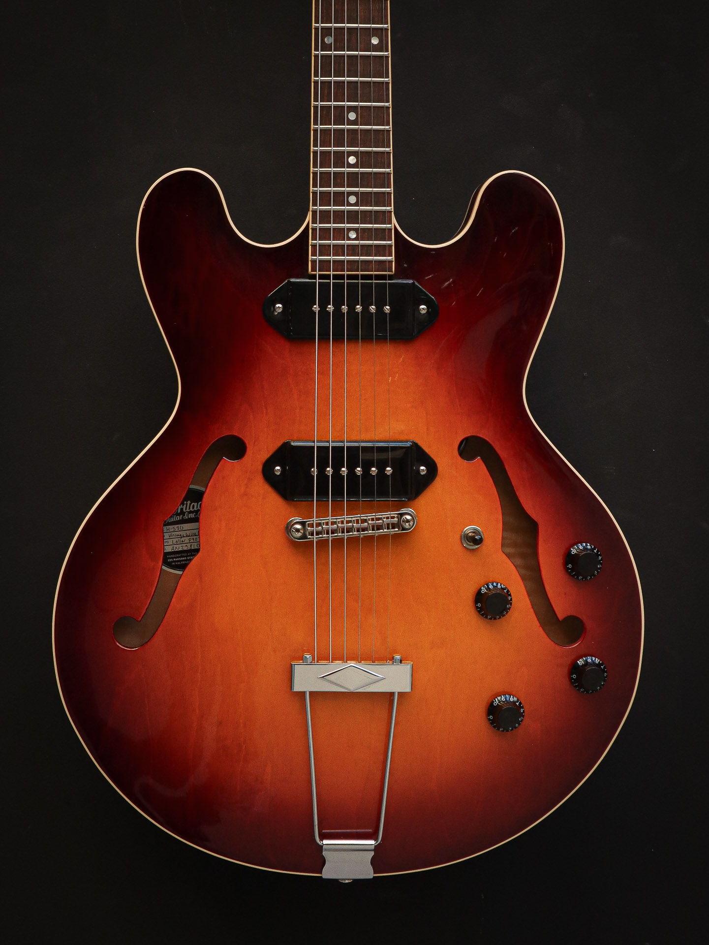 Heritage H530 Vintage Wine Burst Pre-Owned - Image 3