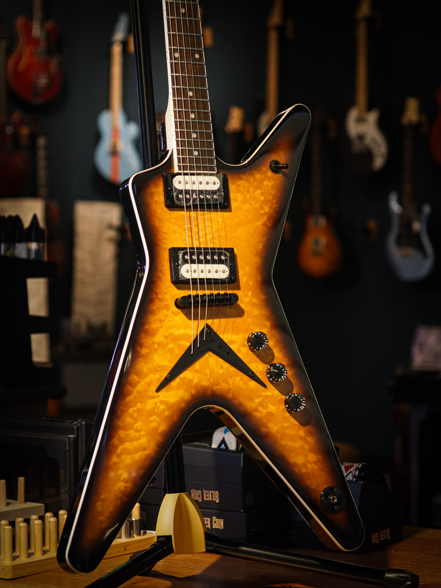 Dean ML X Quilt Maple Trans Brazilia