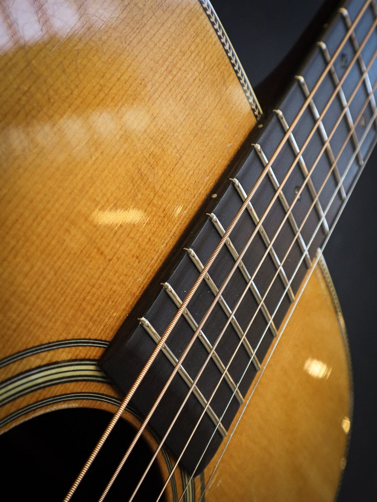 Pre-War D Herringbone Indian Rosewood - Image 13