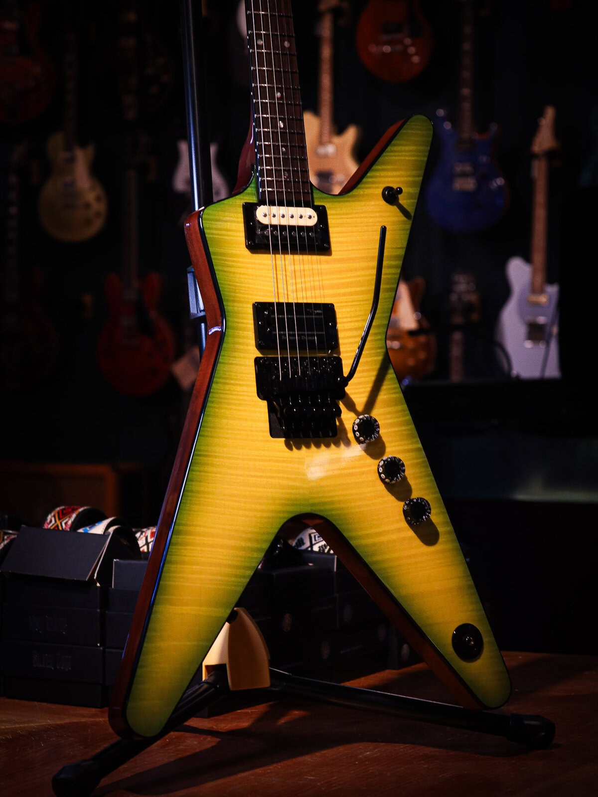 Dean Dimebag ML Dime Slime + case