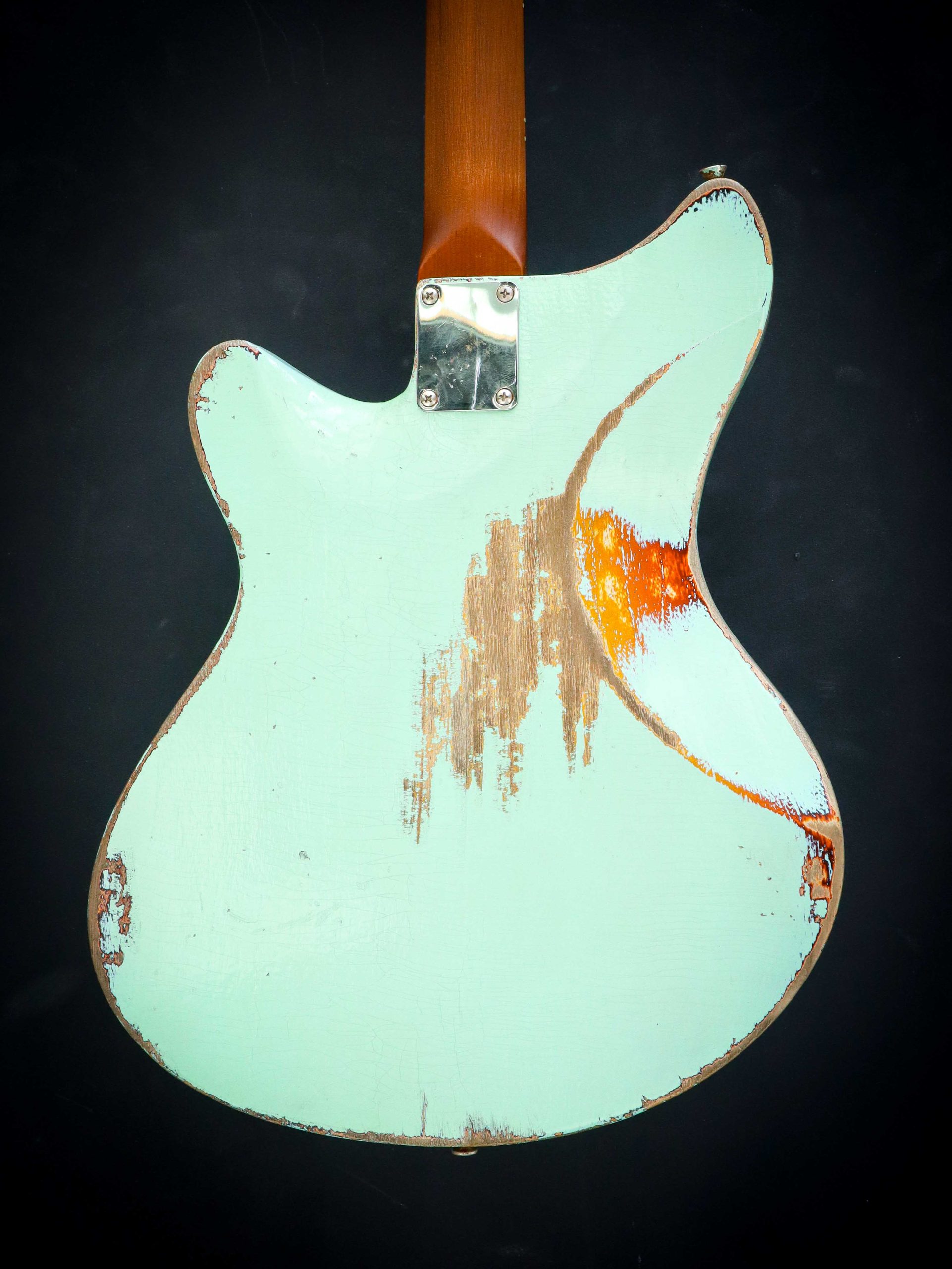 Kauffmann Cozy JM Surf Green over Three Tone Sunburst - Image 13